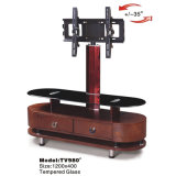Wood Entertainment Television Stand TV Cabinet with Bracket