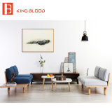 Low Price Modern Nordic Fabric Home Lobby Wooden Sofa Set Design