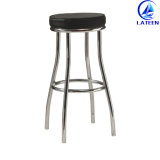 Sale Without Backrest Bar Furniture Durable Fabric Steel Bar Chair (LT-BC015)