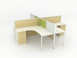 Hot Sales Office Furniture 4 Seat Modular Fixed Office Desk Use in Office