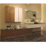 Oppein Modern Integrated Two Luxury Bathroom Cabinets Set (OP12-P20-400)