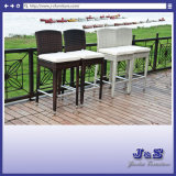 Bar Chair Patio Furniture Flat Wicker Barstool Outdoor Furniture (J408)
