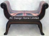 Designer PU Leather/Wooden Living Room U Shape Bench