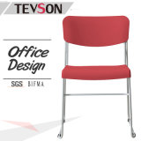 Modern Stackable Office Chair Colorful Plastic Meeting Training Room Metal Chairs