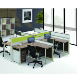 Premium Aluminum Alloy Frame Staff Desk (PS-P80-four person)