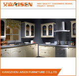 White Classic Style PVC Membrane Home Furniture Kitchen Cabinet