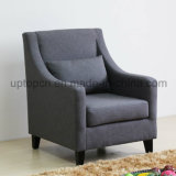 Solid Wooden Frame Hotel Lobby Gray Fabric Leisure Chair (SP-HC580)