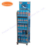 Disassembled Supermaket Metal Display Cans Food Rack with Wheels