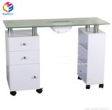 Foshan Hot Sale Glass Top Manicure Table Nail Table