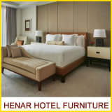 Brown Leather Motel 6 Hotel King Bed Furniture