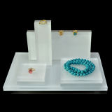 Different Colors, 5 Blocks Acrylic Jewelry Set Display