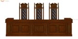 High Quality Court Judge Desk Table for Court