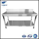 Stainless Steel Working Table with 100mm Back Splash