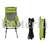 Green Folding Camping Chair with Neckrest