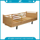 Two Cranks Whole Wooden 2 Cranks Manual Hospital Patient Bed (AG-BYS113)