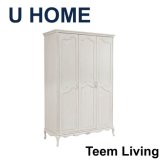 Home Wood Furniture French Wardrobe Clothes Cabinet