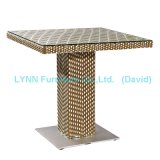Mixed Color Rattan Table Wicker Furniture
