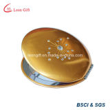 Best Selling Beauty Gold Round Folding Makeup Mirror