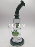 Colorful USA Decoration Glass Water Smoking Pipe with Nice Design