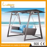 Outdoor Garden Patio Furniture Wicker Hanging Basket Double Rattan Swing Chair