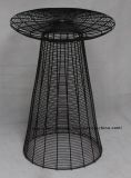 Morden Leisure Metal Restaurant Dining Furniture Wire Bar Table