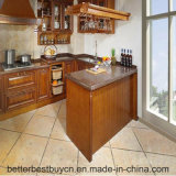 Fully Solid Wood Europe Style Kitchen Cabinet