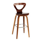 Good Quality Wooden Look Hotel Banquet High Bar Chair (FS-WB1708)