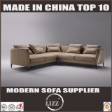 Latest Modern Design Wooden Frame L Shape Sofa
