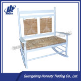 Rattan Wood Rocking Chair with Double Seat (CY2280)