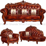 Antique Home Sofa with Table for Living Room Furniture (929RS)