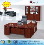 Exquisite MDF Wooden Office Furniture Excutive Table with Movable Pedestal
