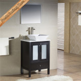 Fed-1180 Oak Floor Mounted Bathroom Combo Vanity Solid Wood Bathroom Vanity