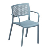 Comfortable Restaurant Hotel Leisure Armrest Plastic Chair (SP-UC113)