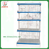 Grid Back Panel Metal Material Wall Shelving (JT-A33)