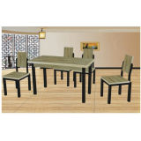Cheap Sale Wood Dining Table and Chair for Home