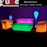 Plastic Bar Furniture Light up LED Bar Table