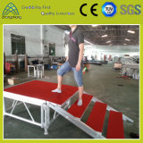 Aluminum Performance Lighting Exhibition 1.22mx1.22m Plywood Stage with Stage Stair