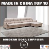 Divany Modern L Shape Sectional Genuine Leather Sofa