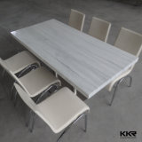 Artificial Stone Solid Surface Restaurant Dining Table