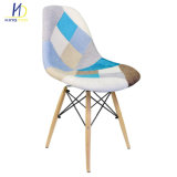 Wholesale Metal Frame Wood Leg Fabric Cover Plastic Chair 