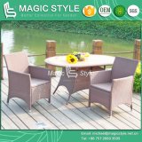 Kd Wicker Dining Set Rattan Kd Dining Chair Garden Dining Chair (Magic Style)