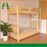 Pine Wood Popular Kids Room Cheap Bunk Bed Double and Single