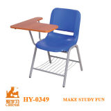 Commercial Metal School Chair Writing Pad