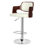 Modern Restaurant Dining Wooden Bar Chair with Back (FS-WB097)