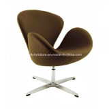 Modern Living Room Furniture Fabric Swan Lounge Chair