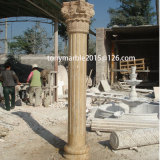 Beige Stone Sculpture Column (SY-C001)