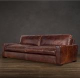 Retro Leather Sofa for Home Furniture