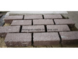 Natural Red Porphyry Flamed Cobble Stone for Driveway