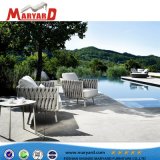 Outdoor Teak Sofa/ Sectional Teak Wooden Furniture with Fabric and Rope Weaving