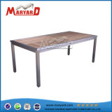 Teak Wood Table Top Rectangle Dinging Table